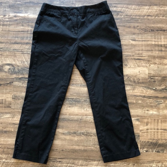 3/$25 - Smart Set black cotton capris - Picture 1 of 10